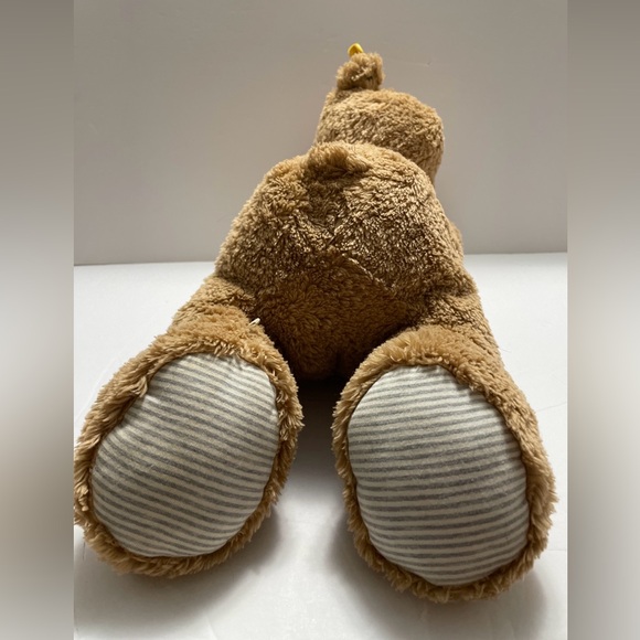Steiff Sleep Well Bear Gray Tan Stripe GUC - Picture 6 of 9
